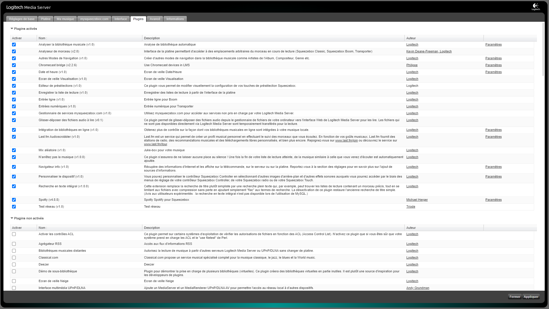 Multiroom audio avec Logitech Media Server, Spotify et Google Cast sur Synology (2023)